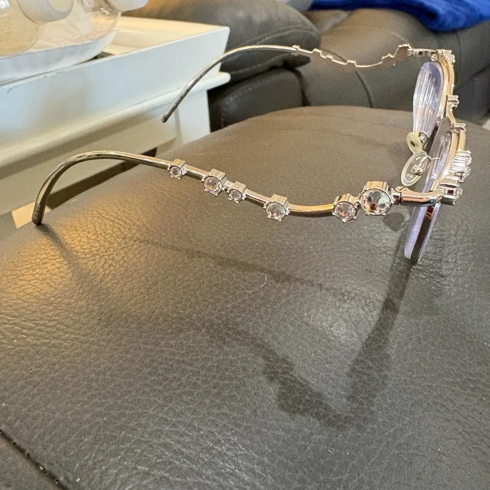 Swarovski Silver Crystal Embellished Glasses - Picture 5 of 5